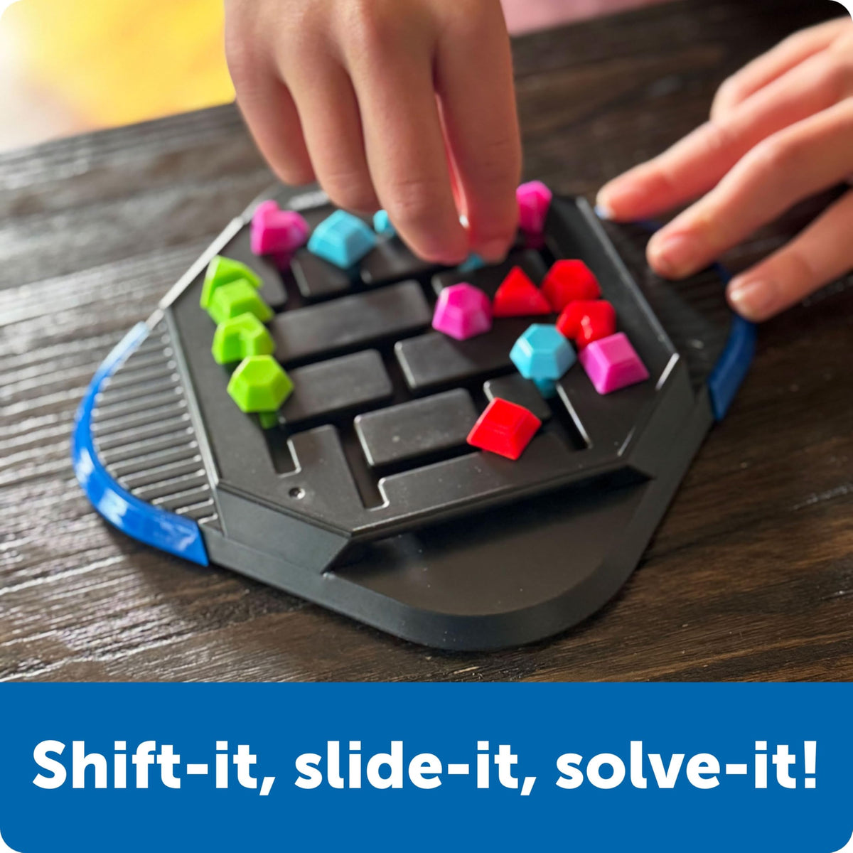 Learning Resources SlideMinder Brain Teaser Puzzle Game, Travel Gifts for Kids, Interactive STEM, Critical Thinking, Fine Motor Skills