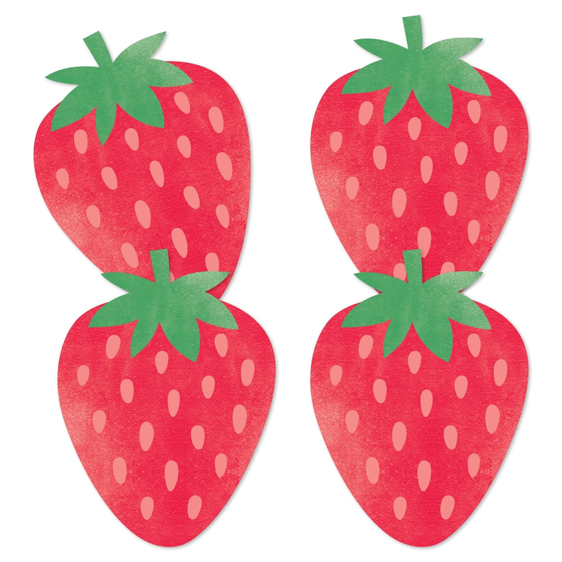 Big Dot of Happiness Berry Sweet Strawberry - Decorations DIY Fruit Themed Birthday Party or Baby Shower Essentials - Set of 20