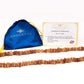 AMBERAGE Natural Baltic Amber Necklace for Women - Hand Made from Raw/Certified Baltic Amber Beads(2 sizes) (21.7)