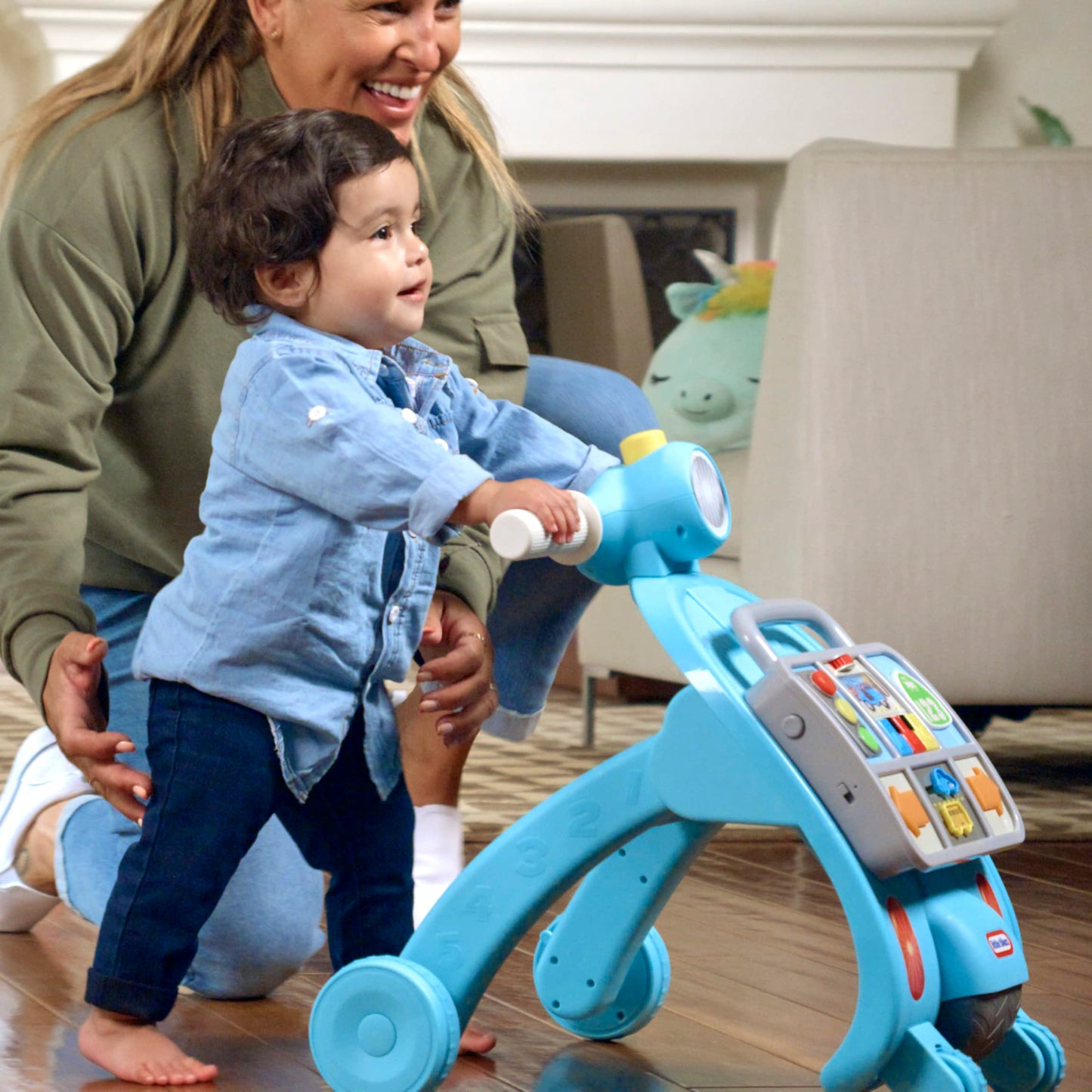 Little Tikes Learn & Play Learning Lane Activity Walker, Sit-to Stand, Walking, Sounds, Learning, Sound Effects, Gift & Travel Toy for Babies Infants