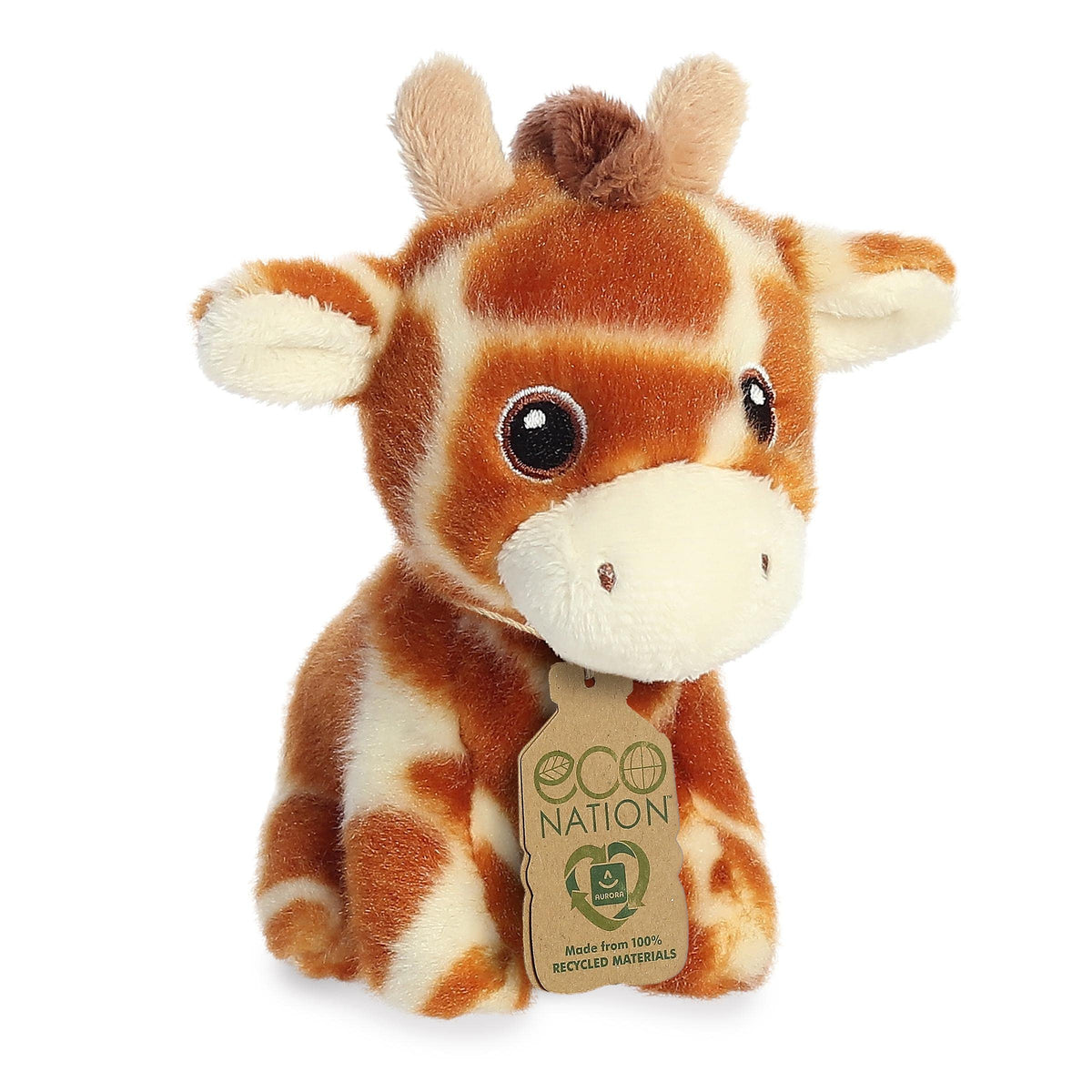 Aurora Eco Nation 5" Mini Giraffe Responsibly Made Stuffed Animal