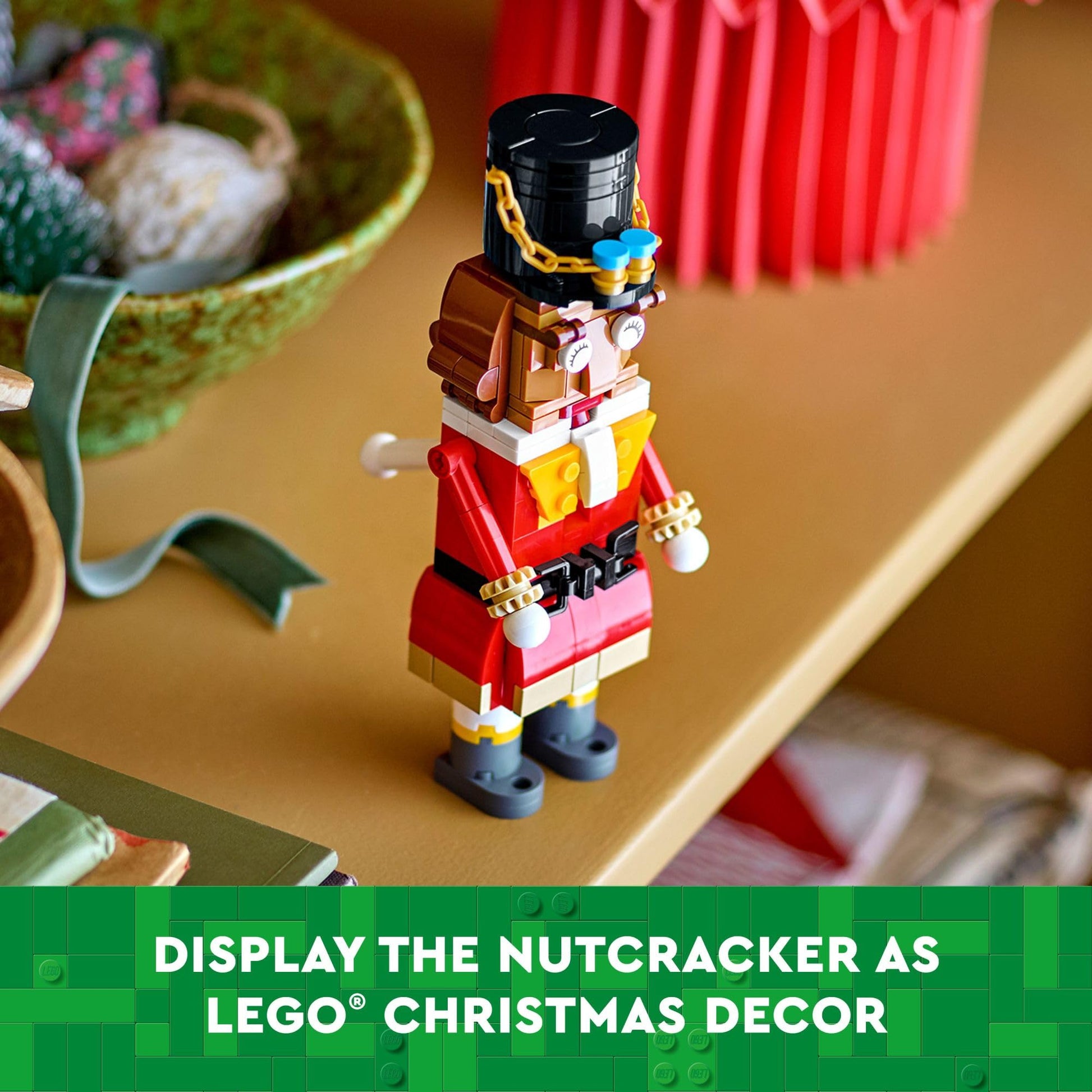 LEGO Nutcracker Christmas Decor - Building Toys for Kids, Boys & Girls, Ages 8+ - Nutcracker Decorations for Home - Gift Ideas for Christmas