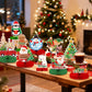 10 Pcs Christmas Honeycomb Centerpieces - Xmas Holiday Honeycomb Table Toppers for Dining Table, Classroom, Office, and Home Décor