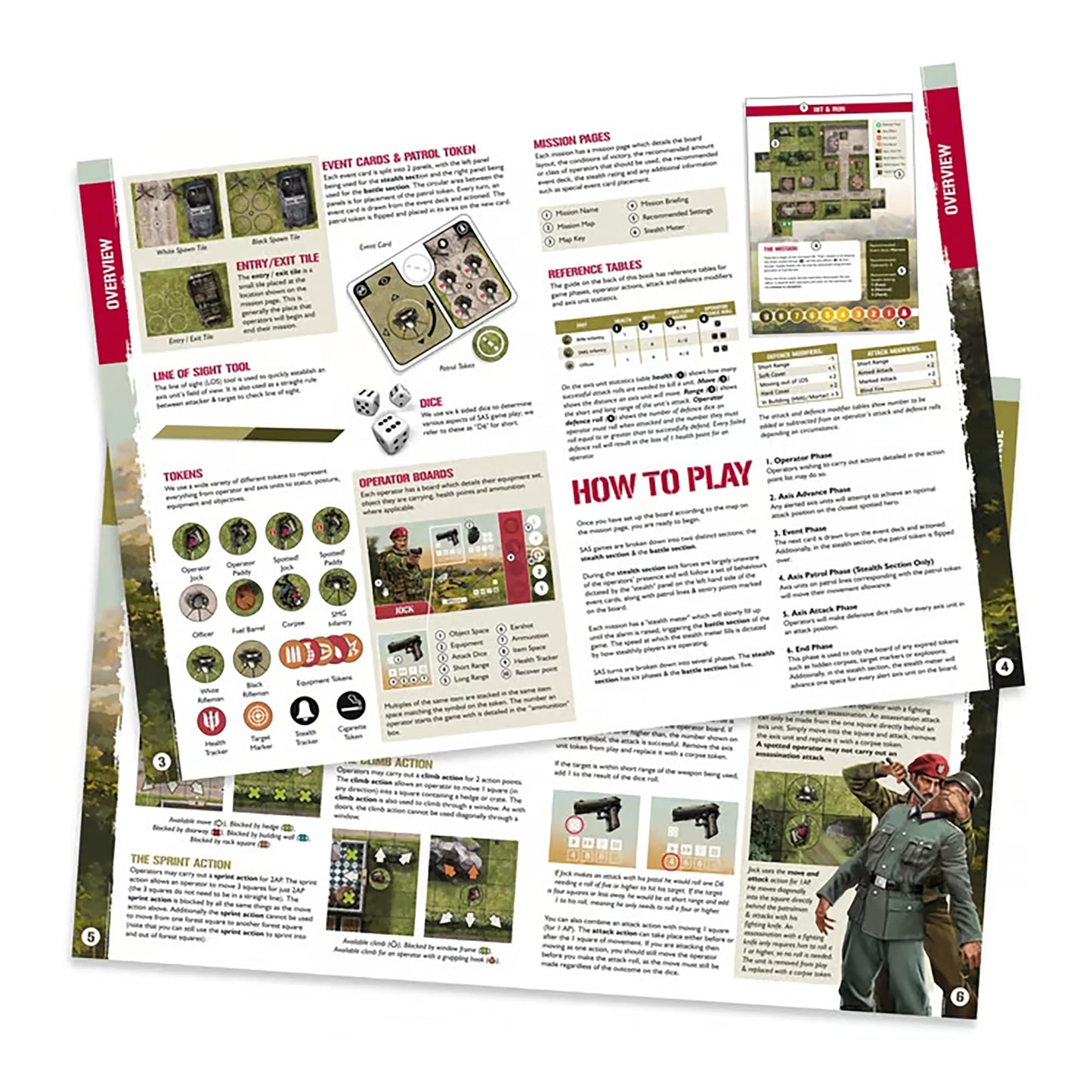 Word Forge Games: SAS Rogue Regiment - Core Game, Strategy Board Game, WWII Stealth Action Game, Military Theme, Ages 14+, 1-4 Players, 60 Min