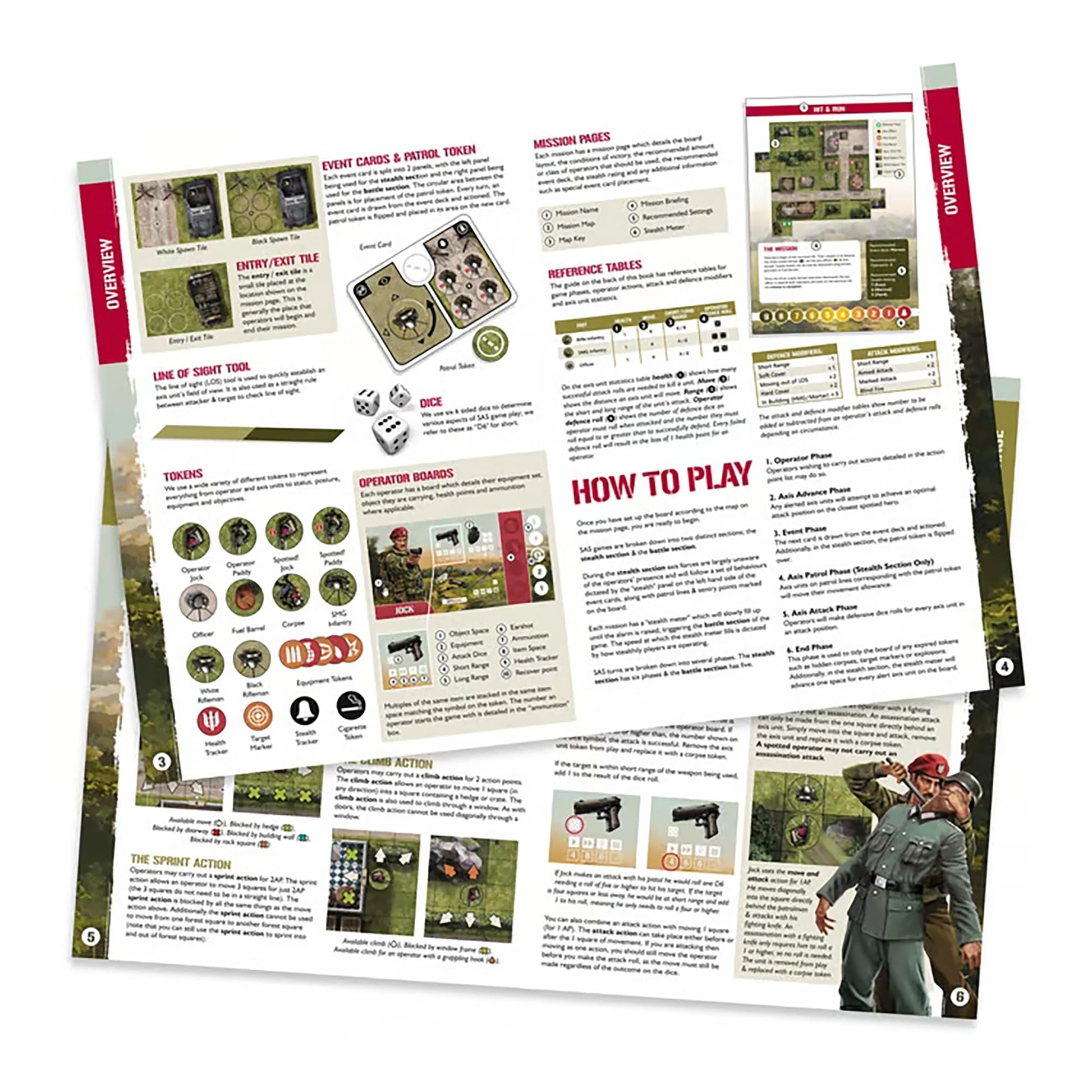 Word Forge Games: SAS Rogue Regiment - Core Game, Strategy Board Game, WWII Stealth Action Game, Military Theme, Ages 14+, 1-4 Players, 60 Min