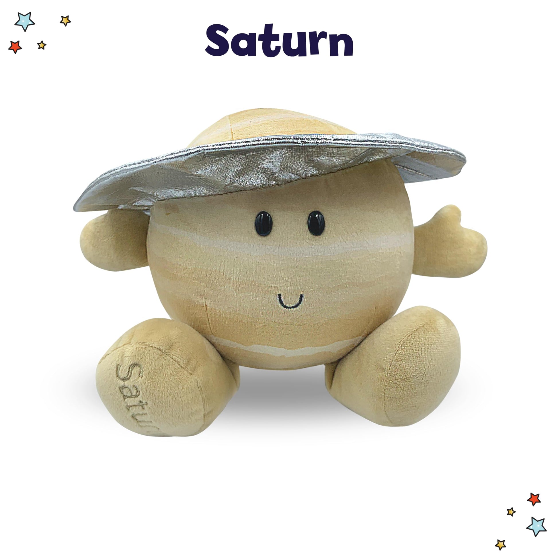Celestial Buddies Gas & Ice Giants 4 Piece Bundle Jupiter Saturn Uranus Neptune Science Astronomy Space Solar System Educational Plush Planet Toys