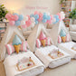 wilwolfer Kids Teepee Tent for Girls or Boys, Foldable Play Tent for Toddler Suit for Indoor and Outdoor Play, Protable Kids Playhouse Children
