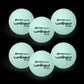 Champion Sports Premium Rhino Skin Dodgeballs with Mesh Storage Bag, Set of 6 - Glow in the Dark Playground Balls for Outdoor Games and Gym Class
