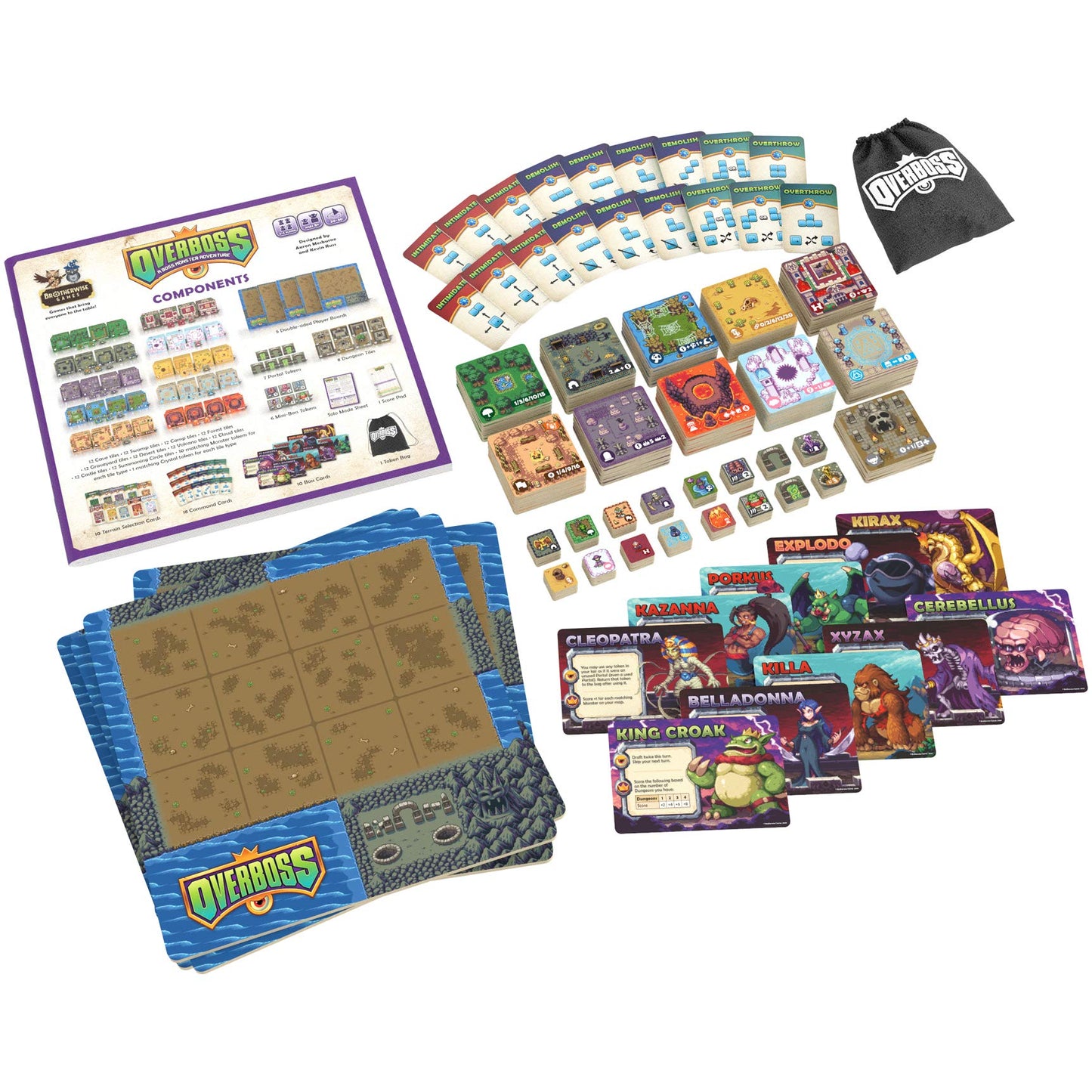 Brotherwise Games Overboss: A Boss Monster Adventure, Purple Medium