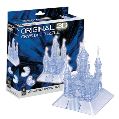 Clear Grand Castle Crystal 3D Puzzle Deluxe, 105-Pc Brain Teaser Ages 12+