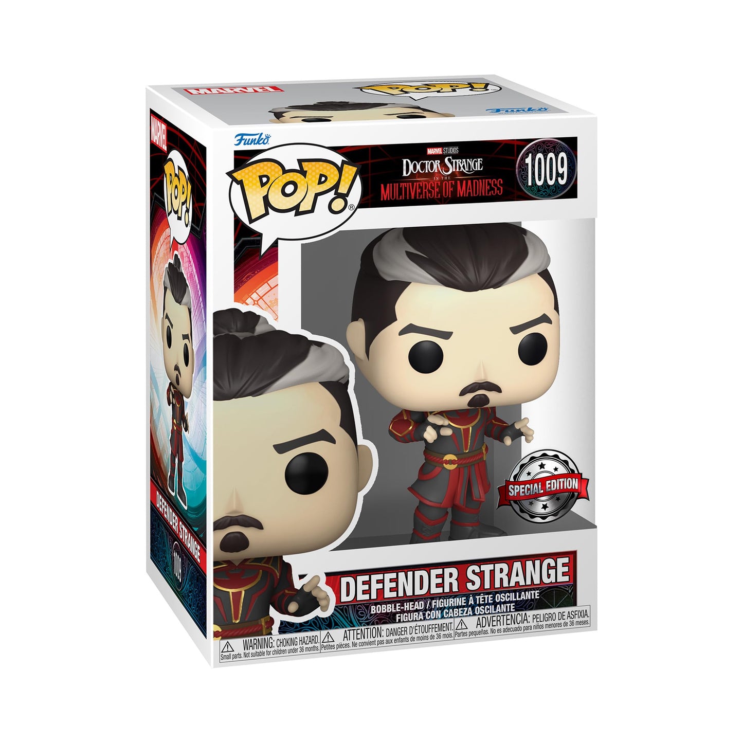 Funko POP! Marvel #1009 Doctor Strange in The Multiverse of Madness Defender Strange (Exclusive)