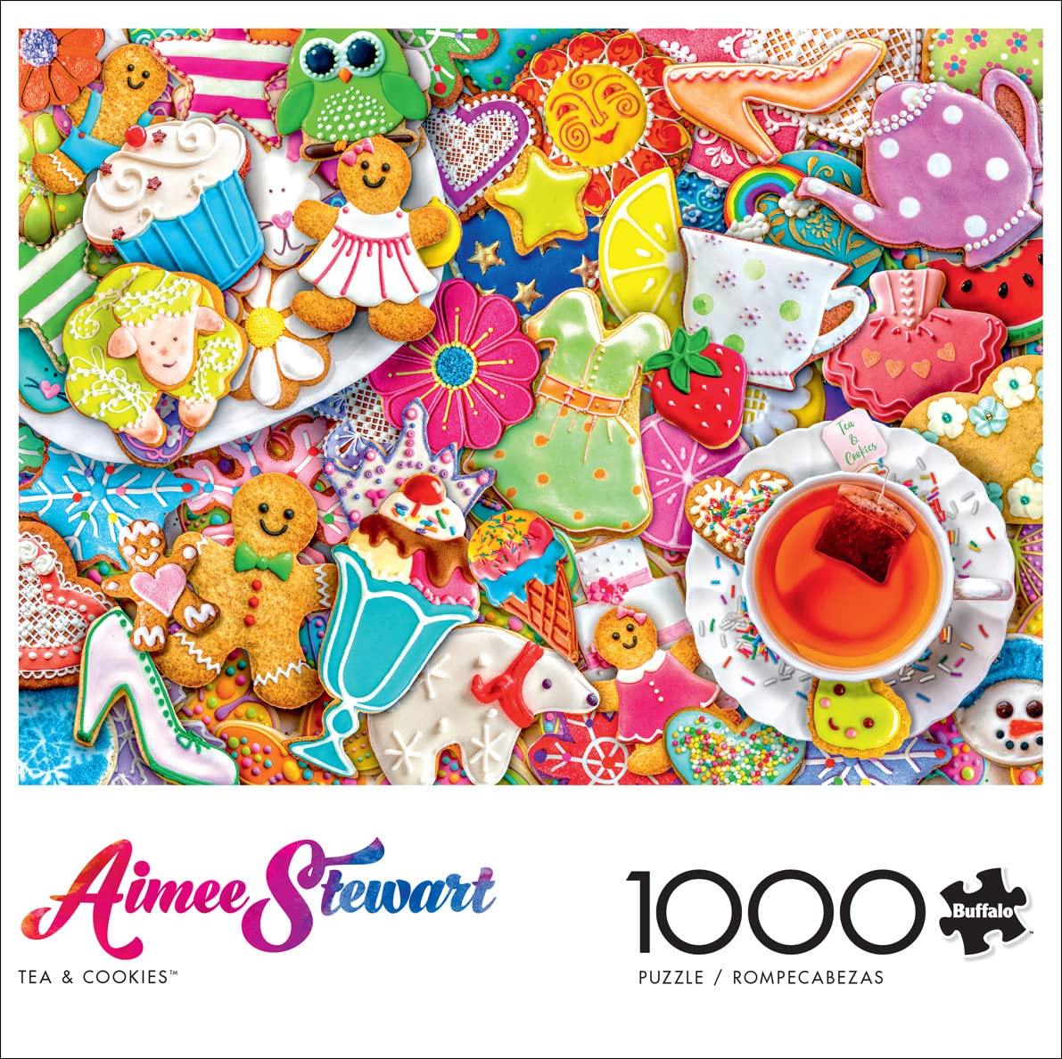Buffalo Games - Aimee Stewart Tea and Cookies - 1000 Piece Jigsaw Puzzle