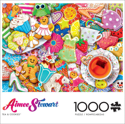 Buffalo Games - Aimee Stewart Tea and Cookies - 1000 Piece Jigsaw Puzzle