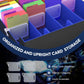 MoKo Trading Card Storage Box, 3000+ MTG Deck Box with 24 Colorful Dividers & 4 Card Supporters, Commander Card Deck Case Fits for Magic Game Cards