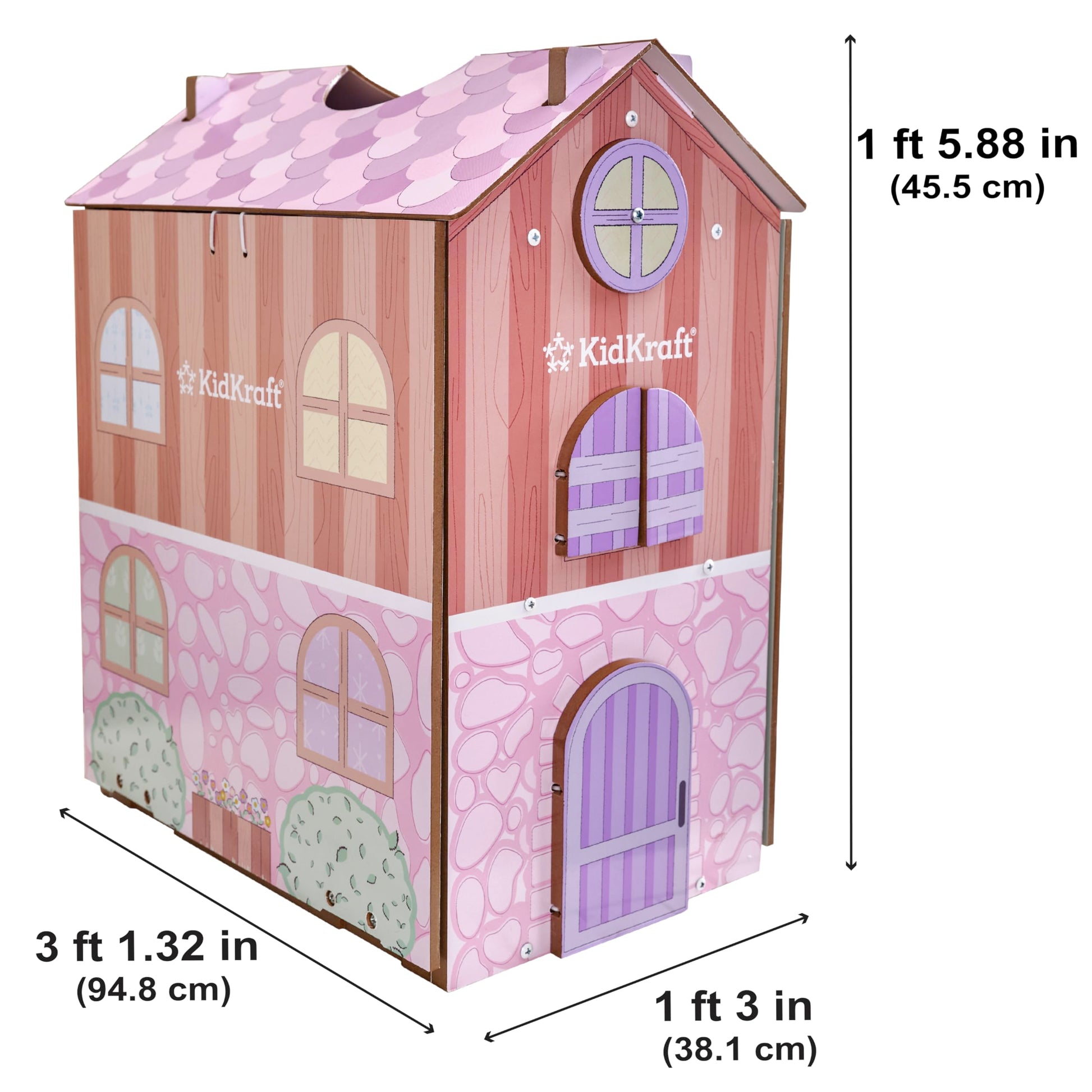 KidKraft Play & Store Cottage Wooden Dollhouse with 36 Accessories