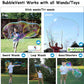 Bubbleventi Giant Bubble Mix | Made in USA |Non-Toxic Powder Makes 10 Gallons of Premium, Big Bubble Solution for Kids’ STEM Fun | Use in Bubble Wands