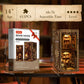 Book Nook Kit - (Classic Edition) - DIY Miniature Wooden Puzzle | Vintage Book Collection Room with LED Lights | 3D Dollhouse Bookend for Bookshelf