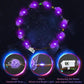 YOFOBU 36PCS LED Flower Crown,Purple Light Up Flower Headband for Women,Glow in The Dark Flower Wreath Crowns for Weddings,Brides,July 4th,Birthday