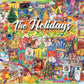 White Mountain 1000 Piece Jigsaw Puzzle Winter Christmas Holiday Puzzles for Adults and teens 24"x30" Large Pieces - The Holidays