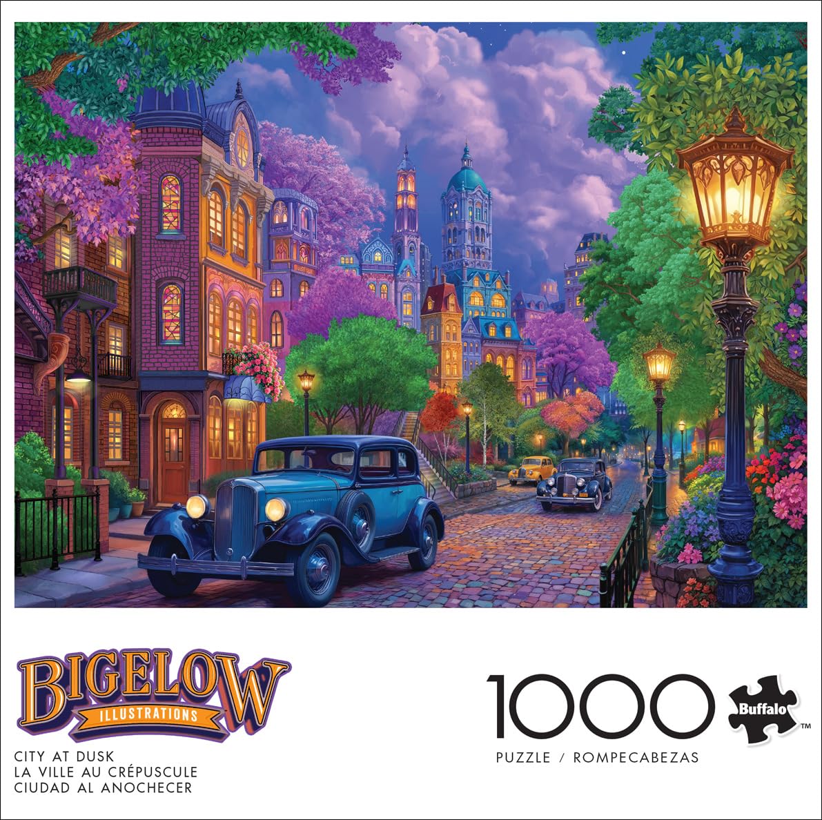 Buffalo Games - Bigelow - City at Dusk - 1000 Piece Puzzle for Adults