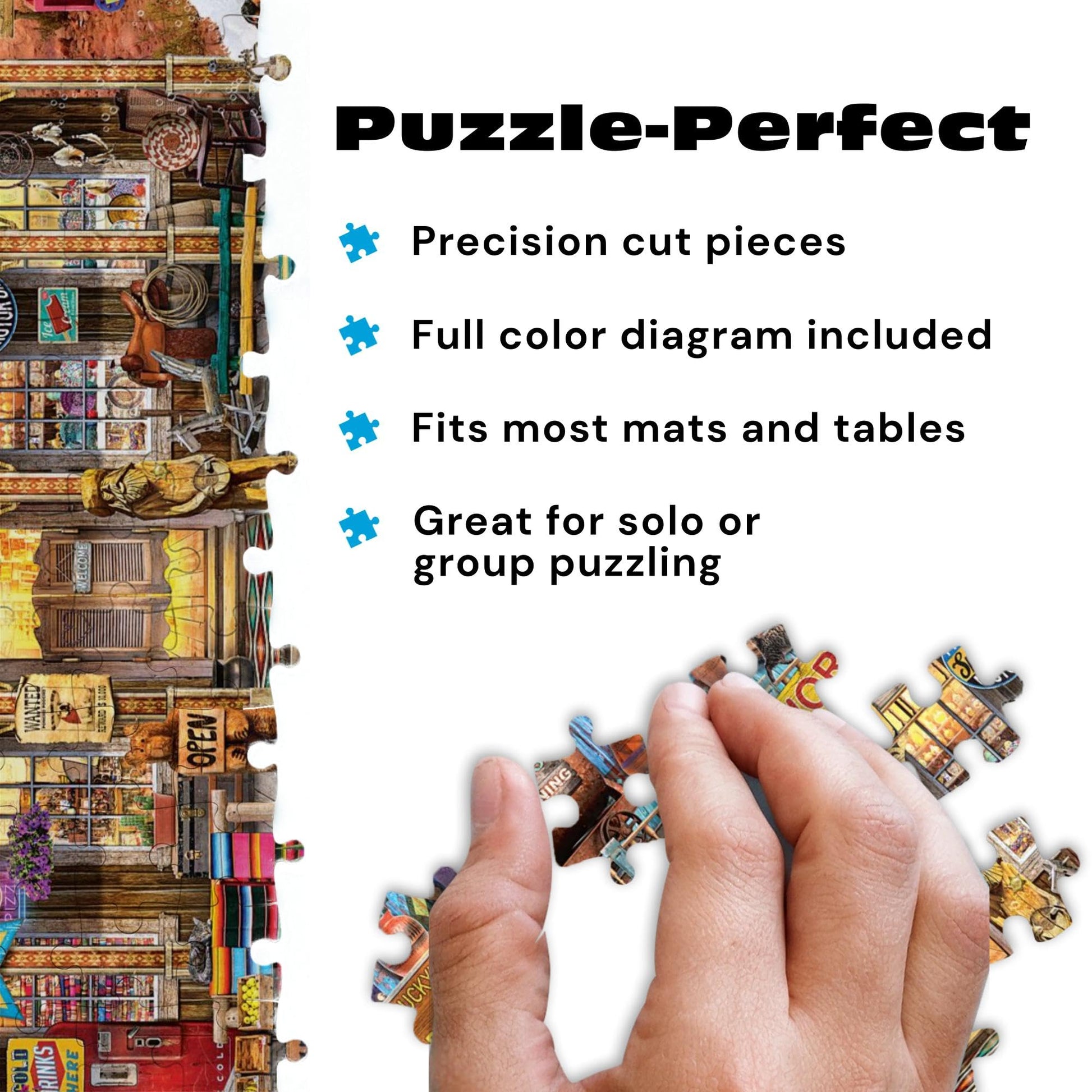 Buffalo Games - Wild West Trading Post - 1000 Piece Puzzle for Adults