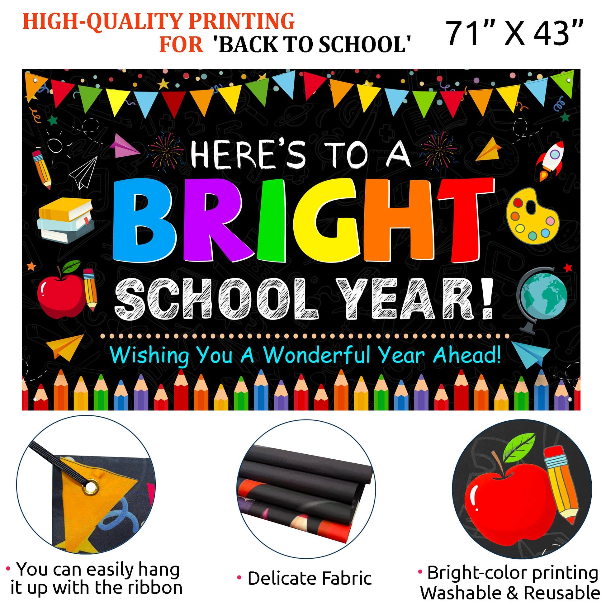 Back to School Decorations,159PCS Back to School Balloon Garland Arch kit with Large Backdrop Banner,First Day of School Decorations,Kindergarten