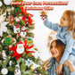EIAVURPE Christmas Ornaments Building Set, 11-in-1 Christmas Tree, Wreath, Nutcracker, Gingerbread, Polar Bear, Snowflake, Reindeer, Santa, Stocking