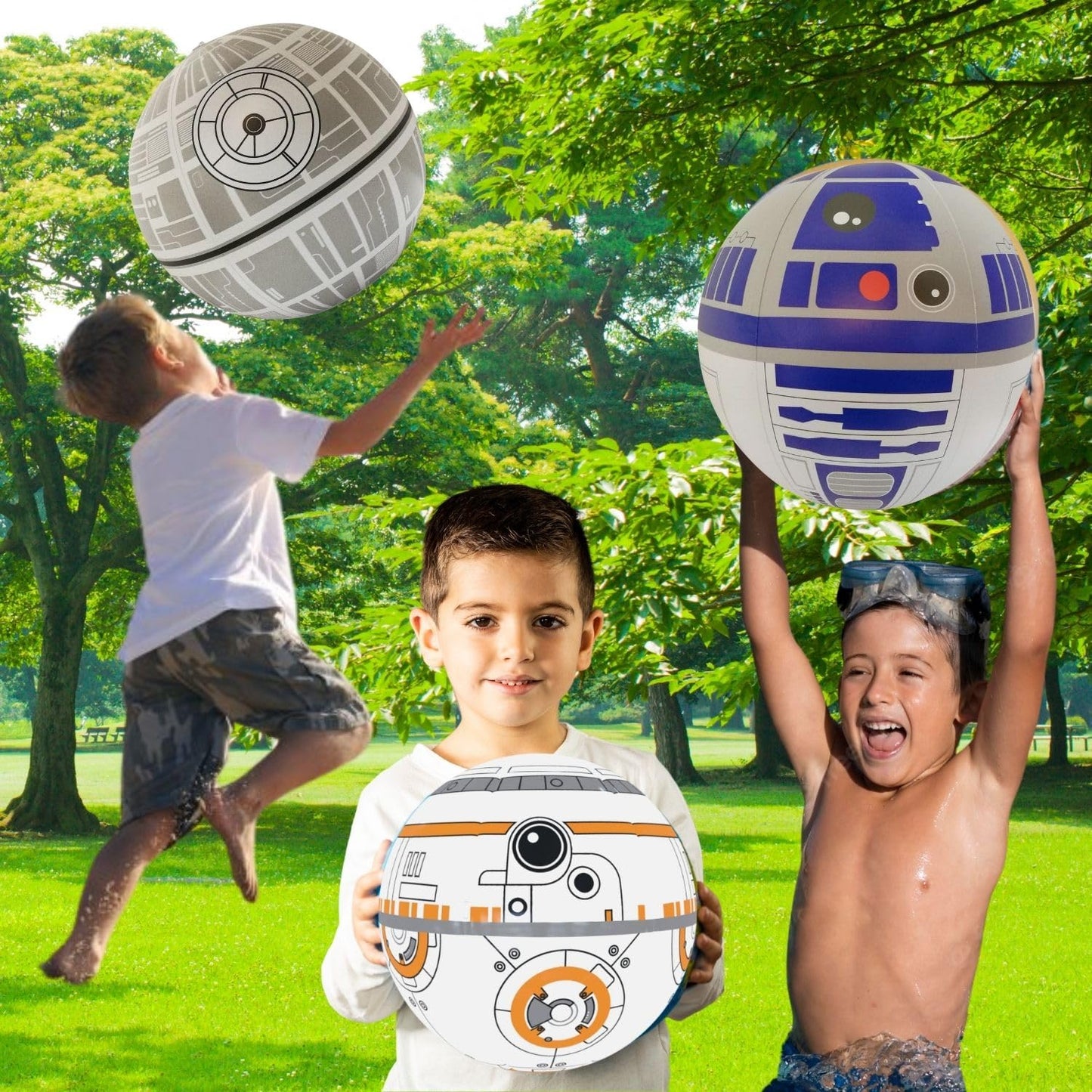 nacnic Large Play Balls Set of 12 - Fun Indoor and Outdoor Gift - Can Use for Play/Room Decor/Party Decor/Pool Inflatable Water Toys…
