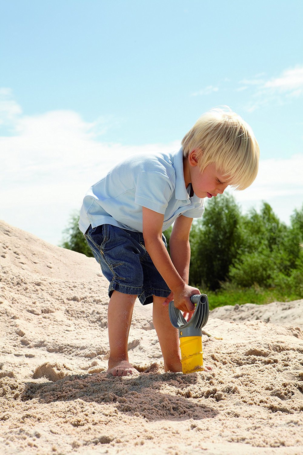 HABA Sand Drill - Ultimate Toddler Beach Essentials & Ideal Construction Toys and Toddler Outdoor Toys, Great Drill for Beach Umbrellas for 18 Months+