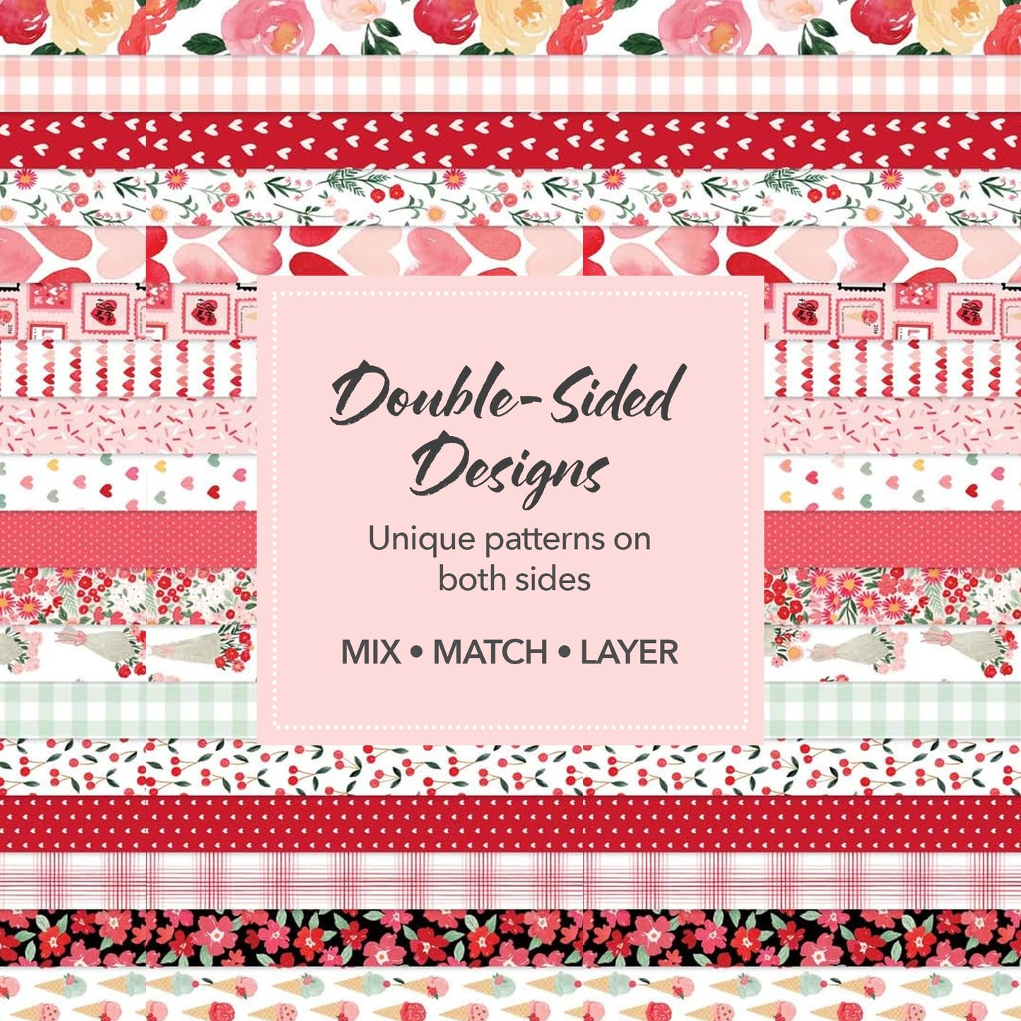 Echo Park Paper Co. My Valentine Collection Kit - 12x12 Double-Sided Paper & Stickers Set for Scrapbooking, Valentine's Card Making, DIY Crafts