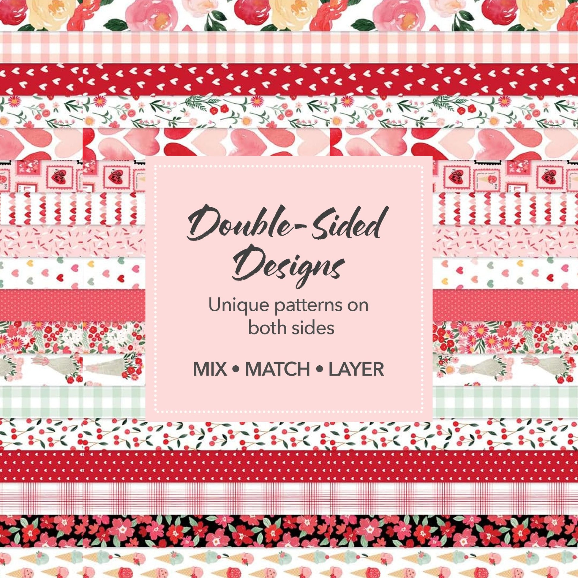 Echo Park Paper Co. My Valentine Collection Kit - 12x12 Double-Sided Paper & Stickers Set for Scrapbooking, Valentine's Card Making, DIY Crafts