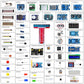 Adeept Upgraded Ultimate Starter Kit for Raspberry Pi 4 3 B+ B 3B 3B+ 2B, Python C Code, 40 Projects, STEM Education Kit, DIY Electronic Components