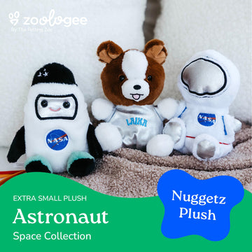 The Petting Zoo Space Astronaut Stuffed Animal Plushie, Gifts for Kids, Nuggetz Animals, Astronaut Plush Toy, 6 inches