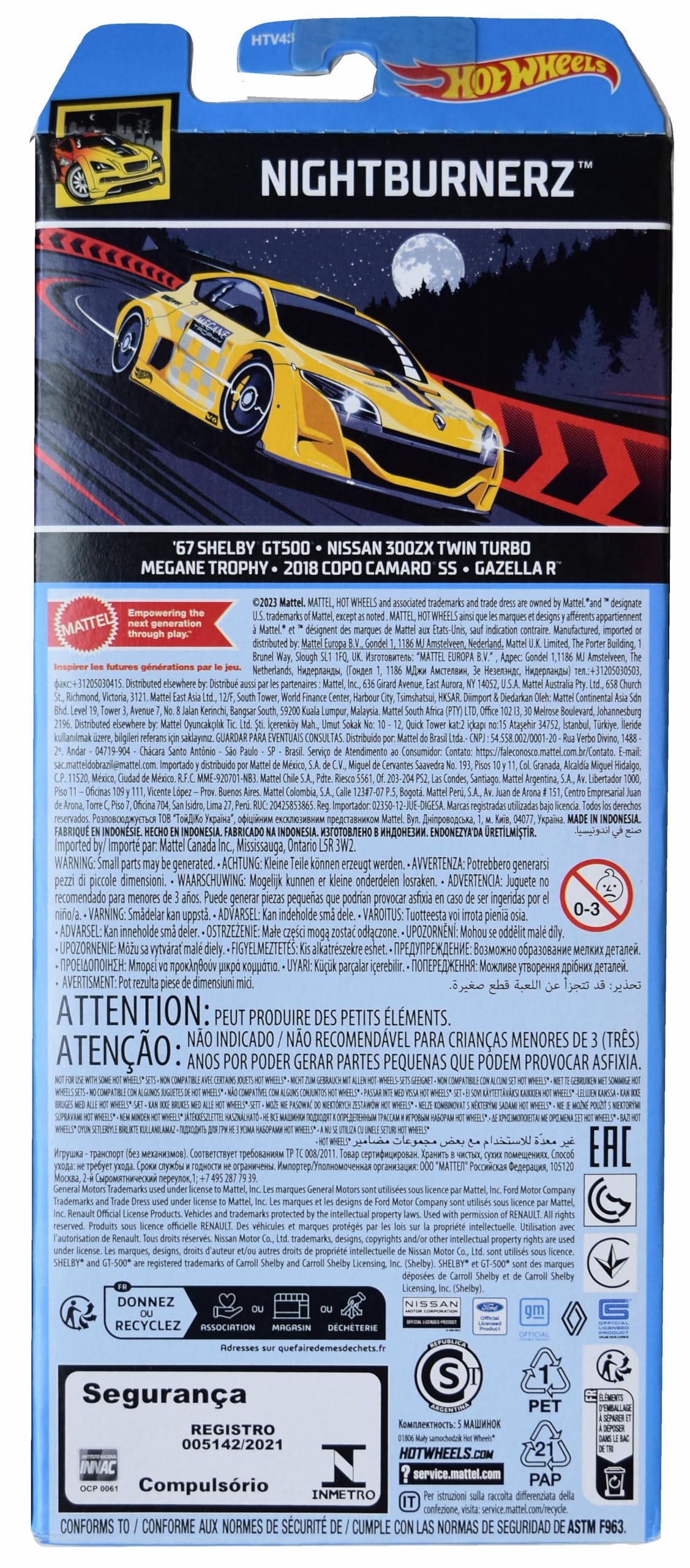 Hot Wheels Nightburnerz 5 Pack