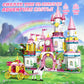 Castle STEM Building Toys for Girls Ages 6 7 8 9 10 11 12 Years Old, VINTOP Building Sets for Girl Boys, 1000PCS Pink Princess Castle Carriage