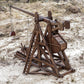 YAQUMW The MINI Counterweight Trebuchet Medieval Siege Equipment 3D Wooden Puzzle Model Kit for Adults, DIY STEM Project Tabletop Toy, Alder Veneer
