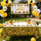 Inspireyee 4 Pack Construction Happy Birthday Tablecloth Dump Truck Birthday Table Covers Tractor Plastic Tablecloth Construction Themed Birthday