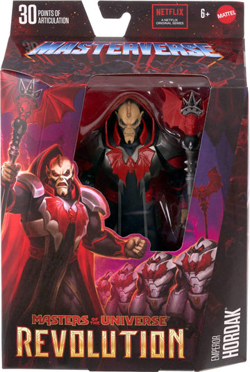 Masters of The Universe: Revolution Masterverse Action Figure & Accessories, Hordak Deluxe Motu Collectible with 30 Articulations, 7-inch