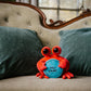 Punchkins Crab Plushie - Holy Crab! Sassy Crab Plush, Gift for Animal Lovers, Cute Plush Toy for Gifting