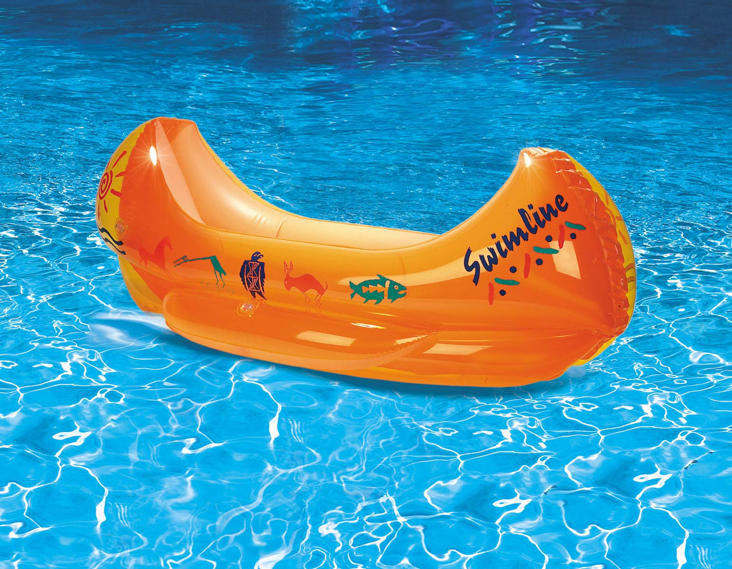 SWIMLINE | Inflatable Ride-On Pool Float and Raft| 48" | Kiddy Canoe