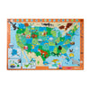 Melissa & Doug National Parks U.S.A. Map Floor Puzzle - 45 Jumbo and Animal Shaped Pieces, Search-and-Find Activities, Park and Animal ID Guide - FSC