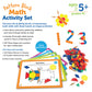 Learning Resources Pattern Block Math Activity Set - 144 Pieces, Age 5+, Educational Kindergartner Games, Fine Motor Skills