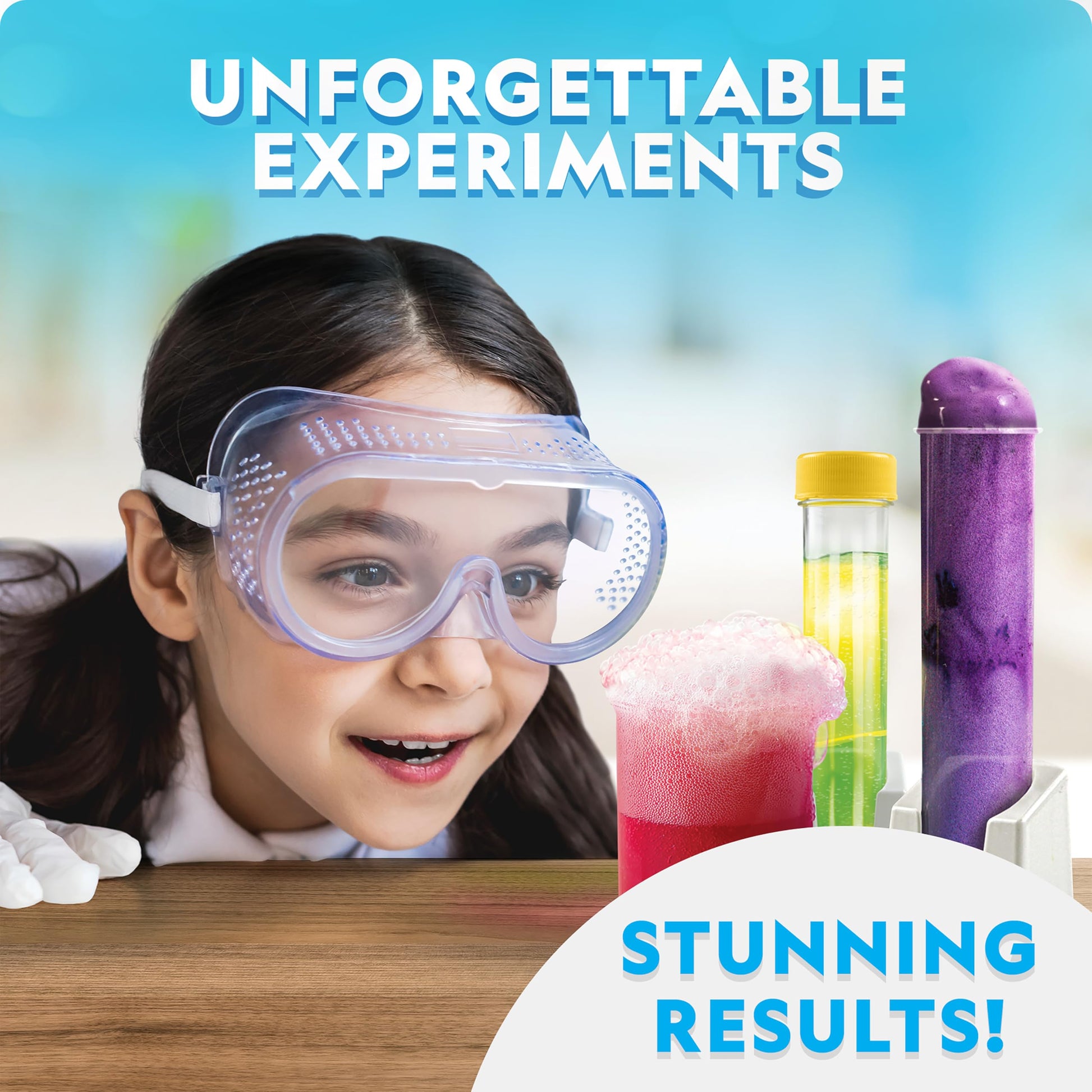 National Geographic Chemistry Set with 45 Experiments for Kids 8-12