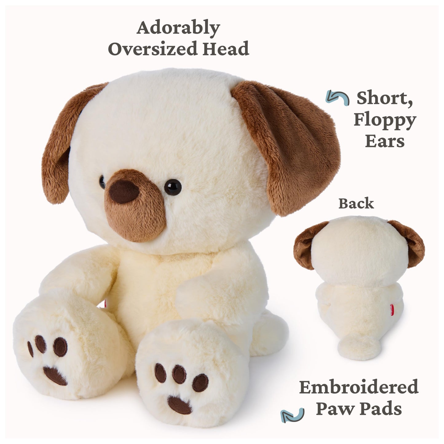 GUND Chip Puppy 12-Inch Plush; Kai Bear-Inspired Dog Stuffed Animal