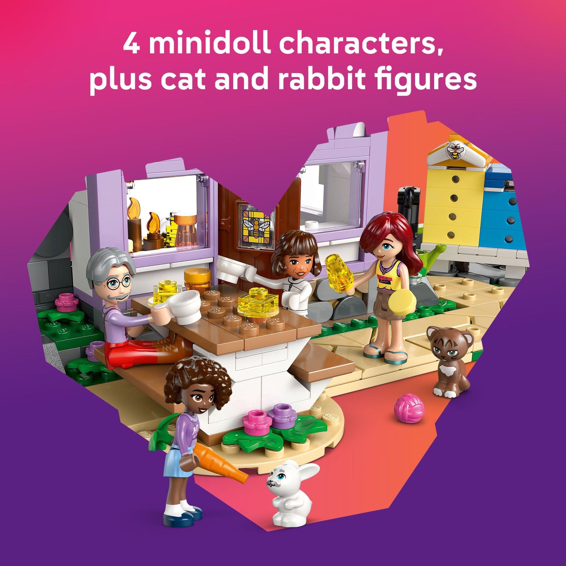 LEGO Friends Beekeepers' House and Flower Garden Toy Building Set - Pretend Play Set for Kids, Girls and Boys, Ages 12+ - Gift Idea for Birthday -