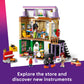 LEGO Friends Music Store & Apartment Building Set - Interactive Storytelling Playset for Girls & Boys, Ages 7+ - Includes Marimba the Corgi Toy - Gift