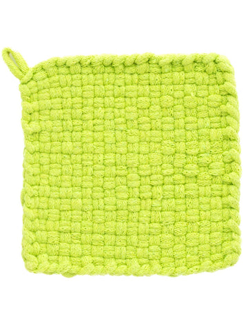 Harrisville Designs Friendly Loom Lime Color Potholder Cotton Loops 7" Traditional Size Loops Make 2 Potholders, Weaving Yarn Crafts Activities