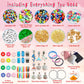 leitait Girls Toys Bracelet Making Kit -3400pcs Charm Jewelry Making Kit Supplies,Unicorn/Mermaid Crafts Birthday Christmas Gifts for Girls Ages 5 6 7