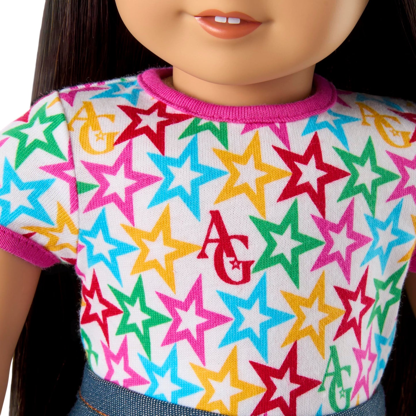 American Girl Truly Me 18-inch Doll #130 with Brown Eyes, Straight Black-Brown Hair, Light-to-Medium Skin, for Ages 6+