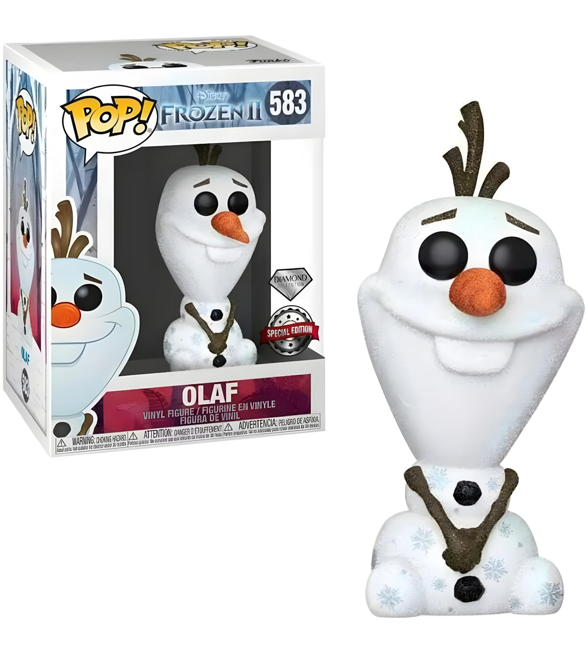 Funko Pop! 44708 Frozen 2 - Olaf Diamond Glitter Exclusive Edition #583